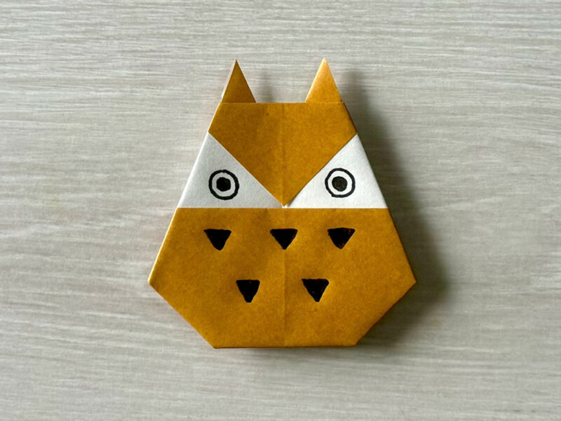 かんたんなフクロウ完成