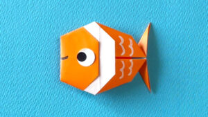 ウロコを描いた魚