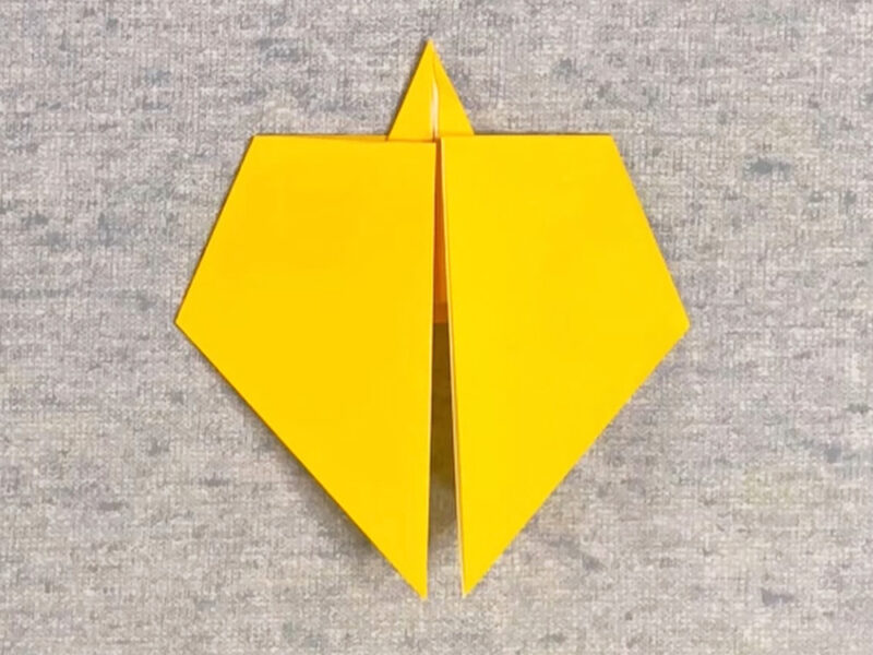 折ったところの画像