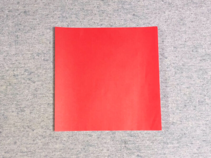 折り紙を置いたところの画像