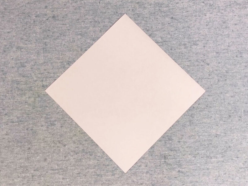 折り紙を置いたところの画像