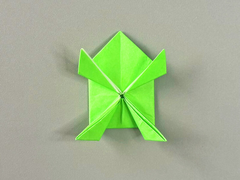 折ったところの画像