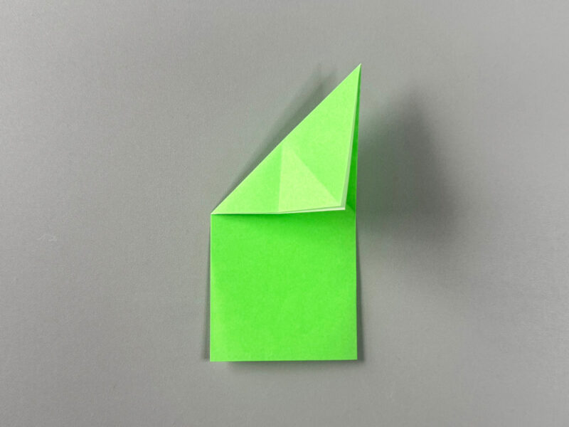 左を折ったところの画像