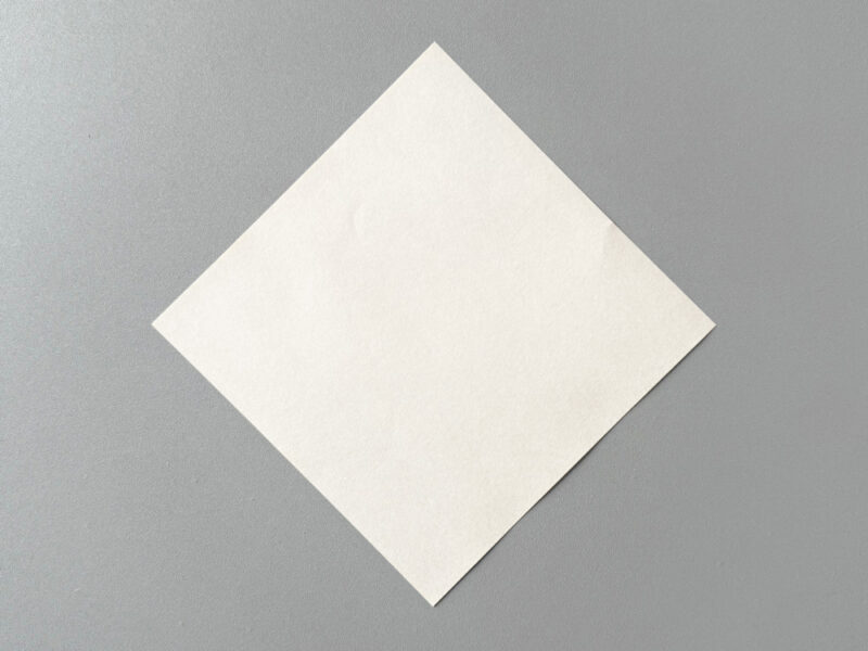 折り紙を置いたところの画像