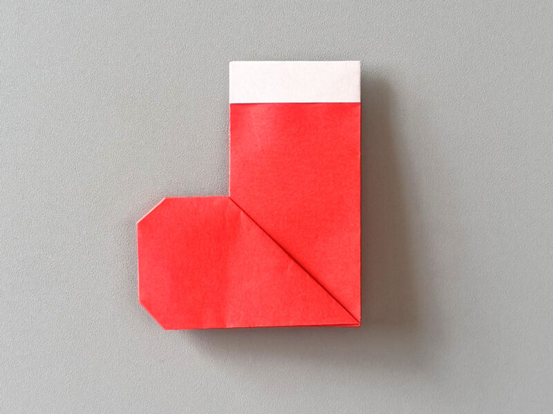 サンタブーツの完成画像