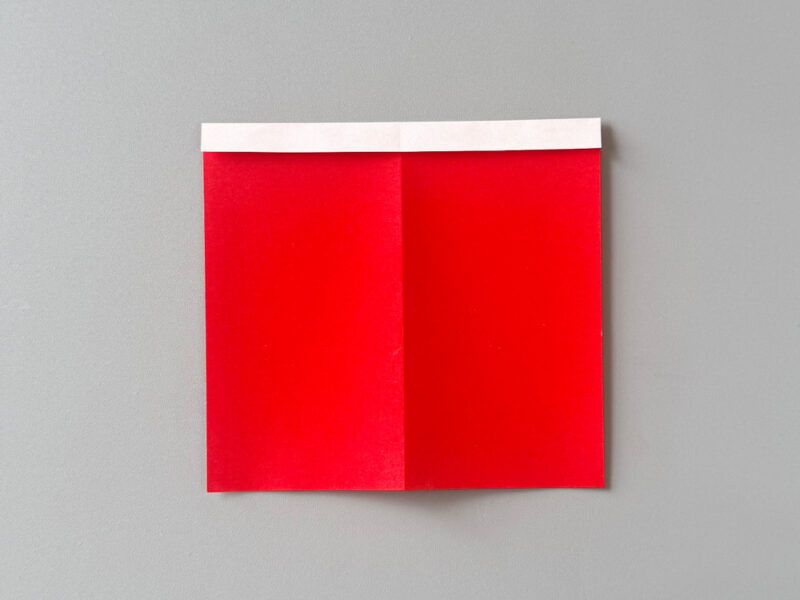 折ったところの画像