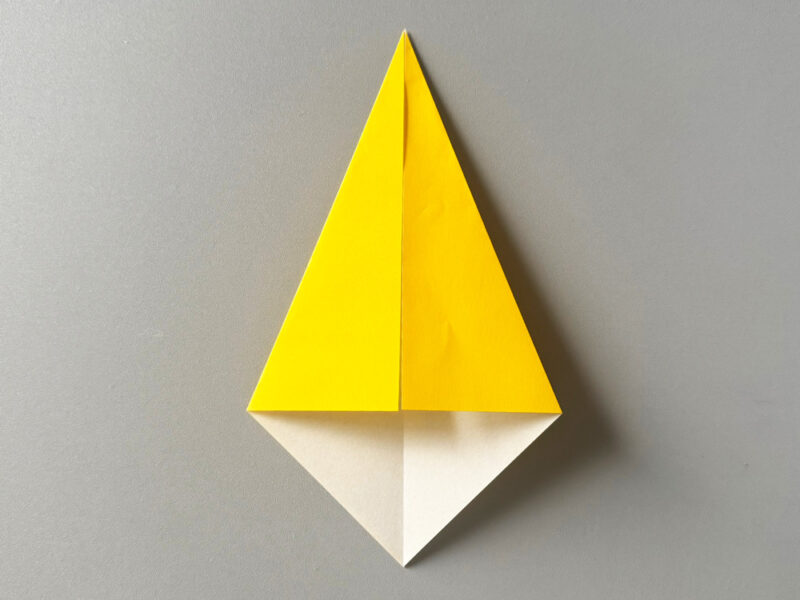 折ったところの画像