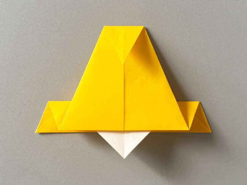 折ったところの画像