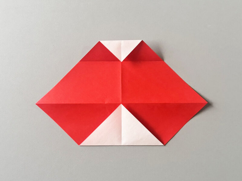 折ったところの画像