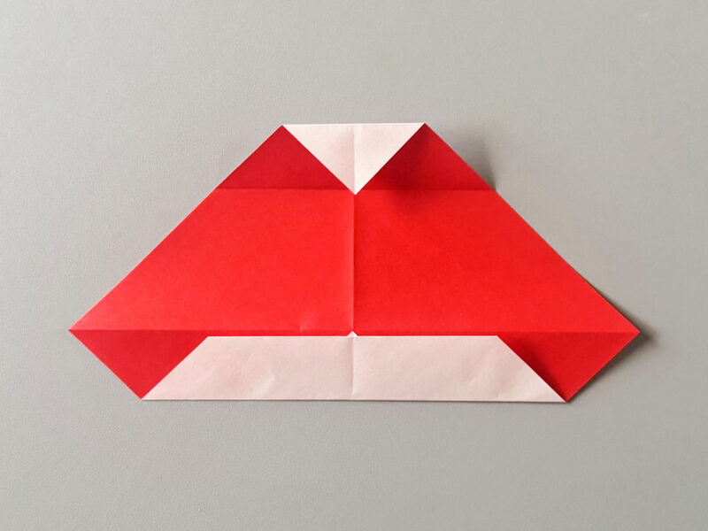 折ったところの画像