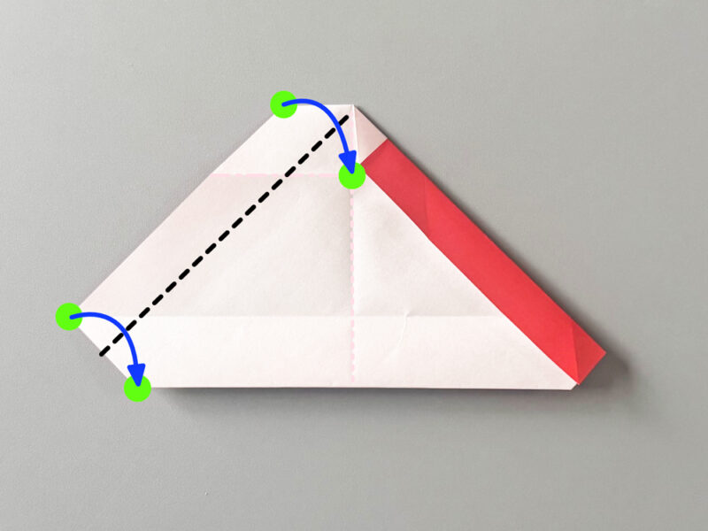 左を折るところの画像